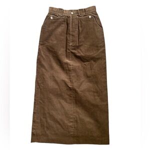 Vintage Ralph Lauren Blue Label Corduroy
Country Equestrian Skirt Size 4 NWT